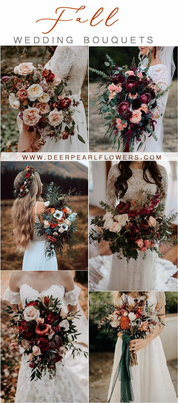 fall wedding ideas-fall wedding bouquets