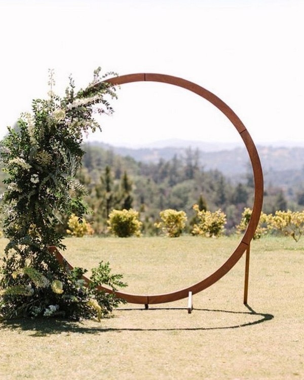 wedding floral moon gates greenery arch _tinyvictories