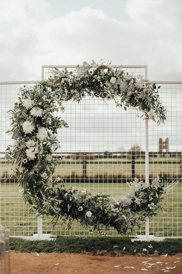 wedding floral moon gates monn wedding arch the wild bride