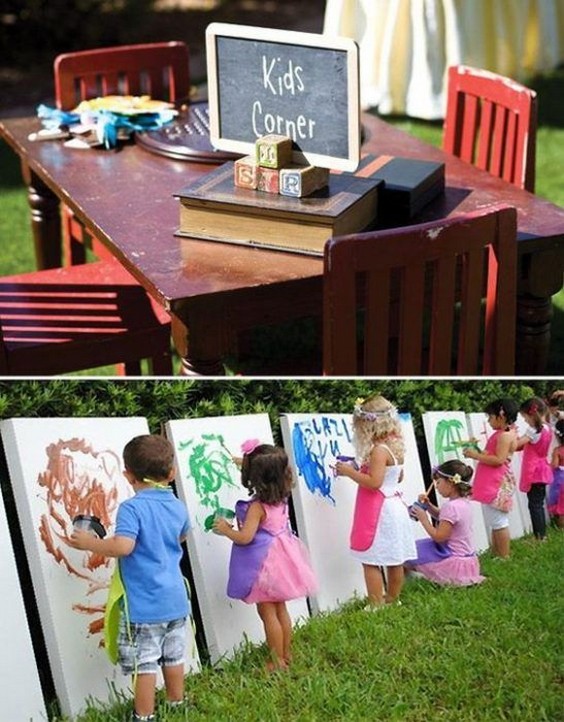 Children's area for weddings