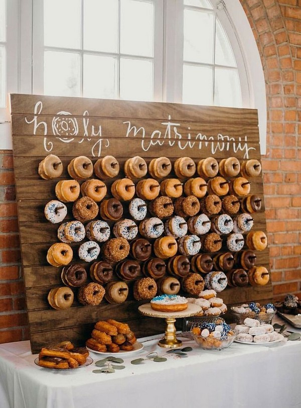 Top 20 Small Finger Food Wedding Mini Desserts for 2025 28 Cute Donut Wedding Food Display