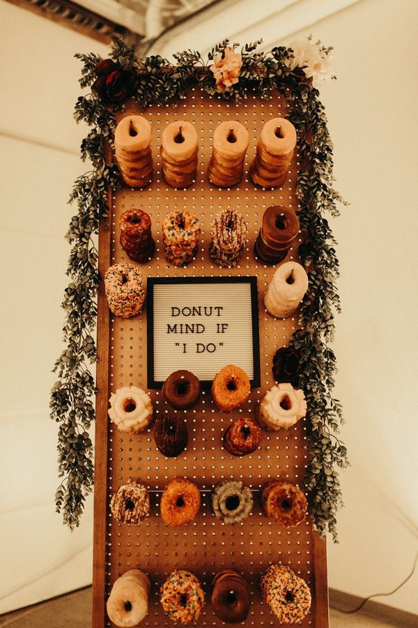 Donut mind if I do reception donut wall