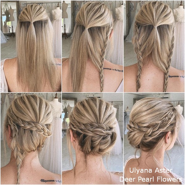 Ulyana Aster diy wedding hairstyle tutorial