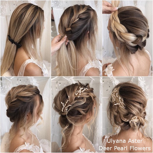 Ulyana Aster diy wedding hairstyle tutorial