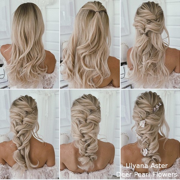 Ulyana Aster diy wedding hairstyle tutorial