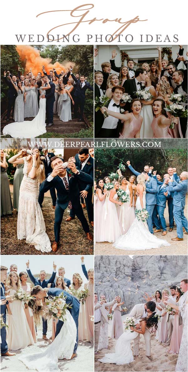 Wedding Photo Ideas with Bridesmaids and Groomsmen