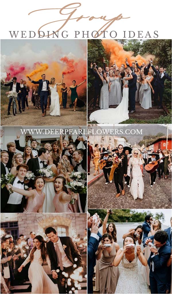 Wedding Photo Ideas with Bridesmaids and Groomsmen