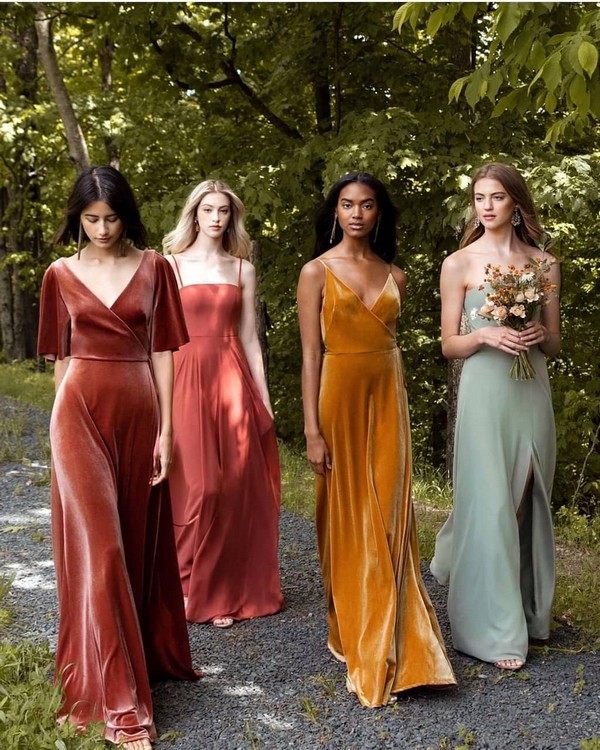 20 Fall Bridesmaid Dress Ideas 2024 7 Jenny yoo fall bridesmaid dresses