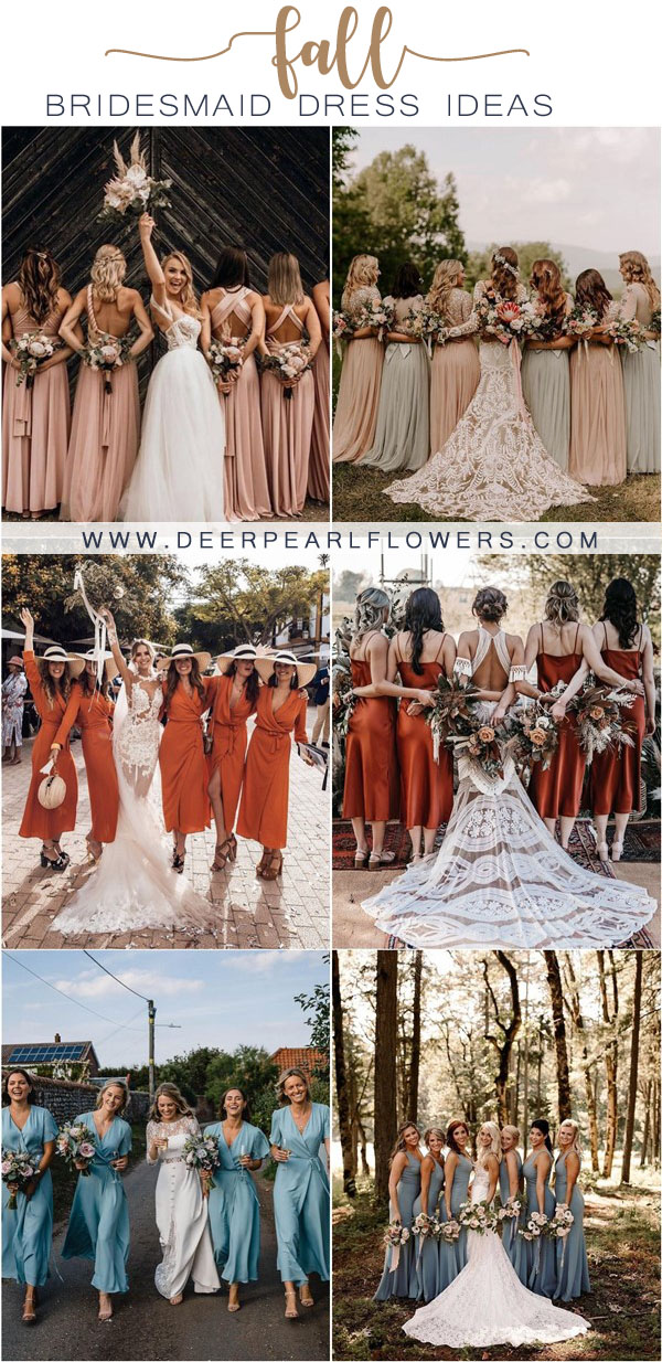 fall bridesmaid dress ideas