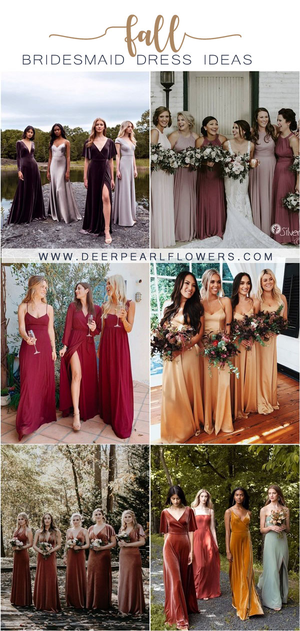 fall bridesmaid dress ideas