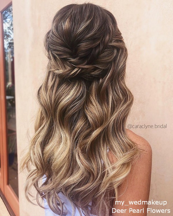 my_wedmakeup half up half down wedding hairstyles