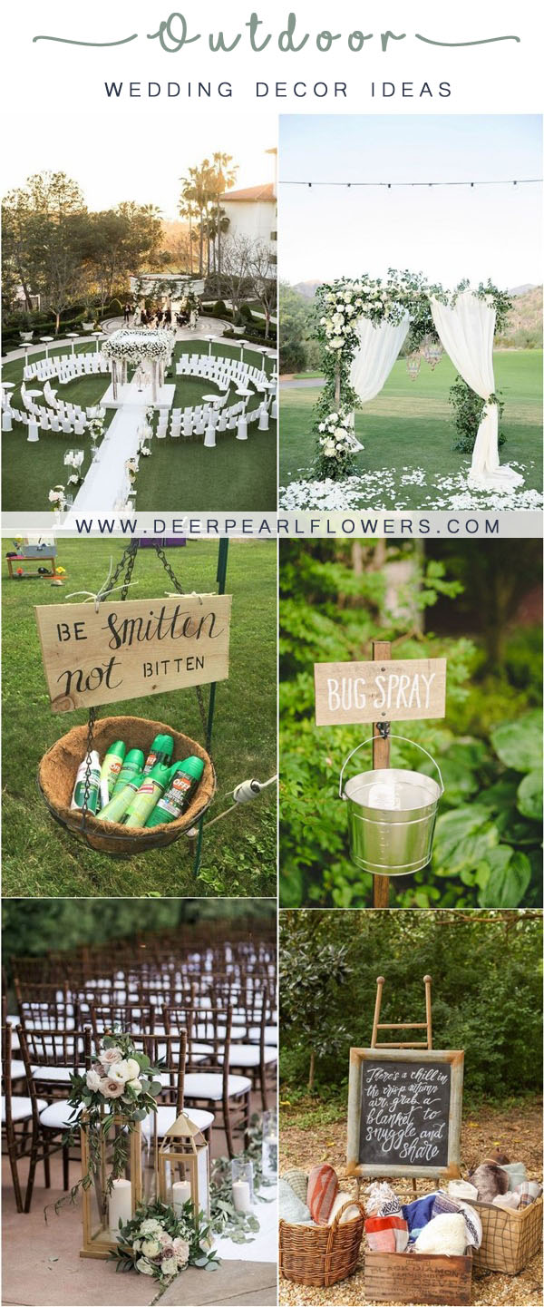 outdoor wedding decor ideas