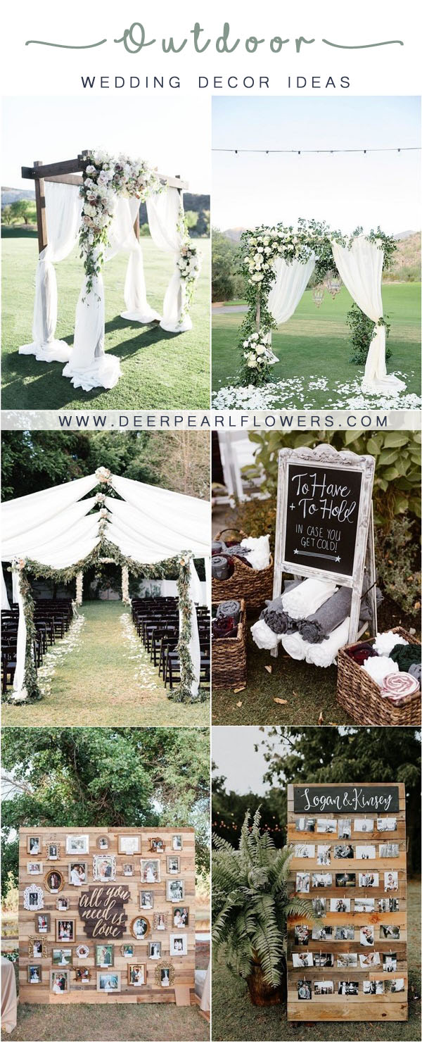 outdoor wedding decor ideas