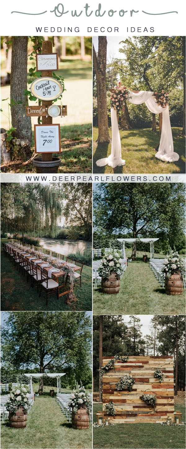 outdoor wedding decor ideas