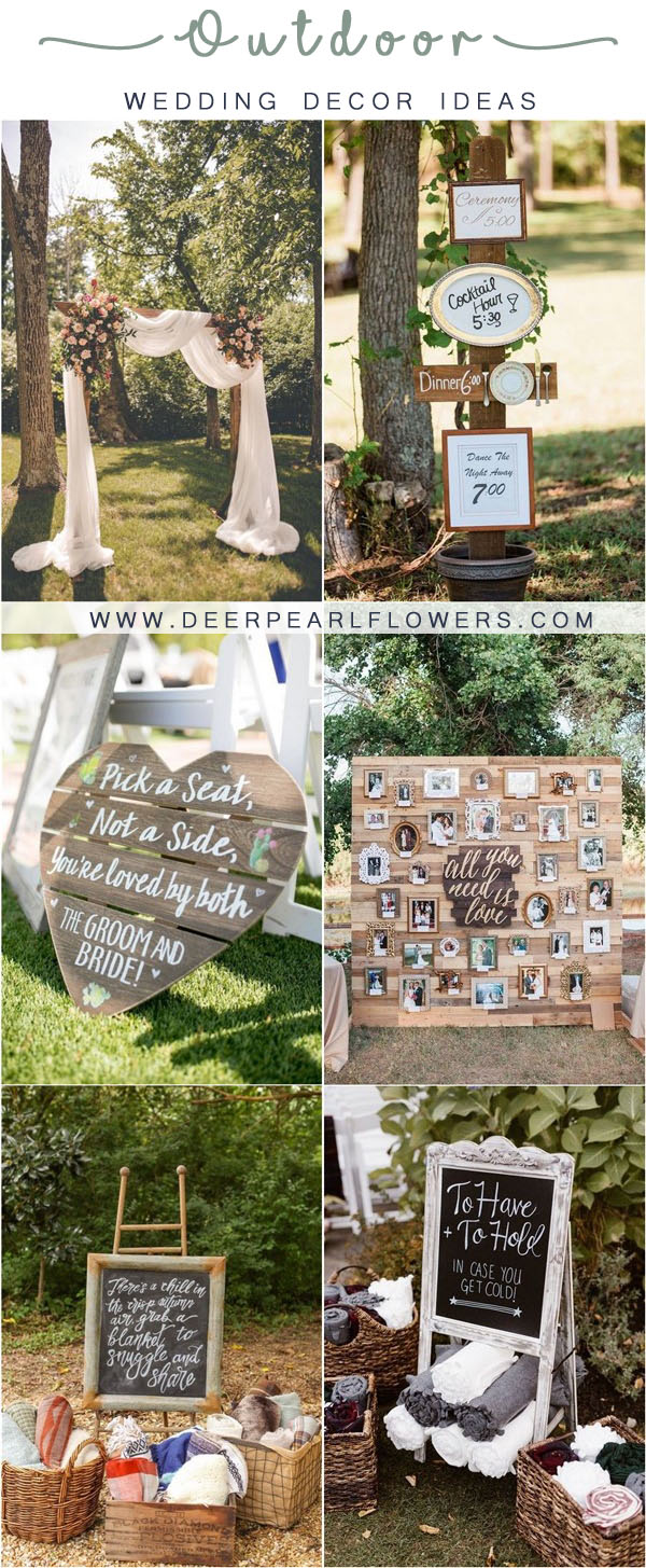 outdoor wedding decor ideas