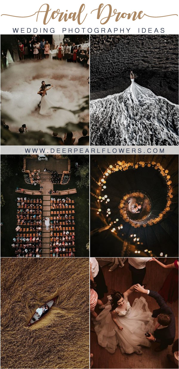 Aerial Drone Wedding Photography Ideas