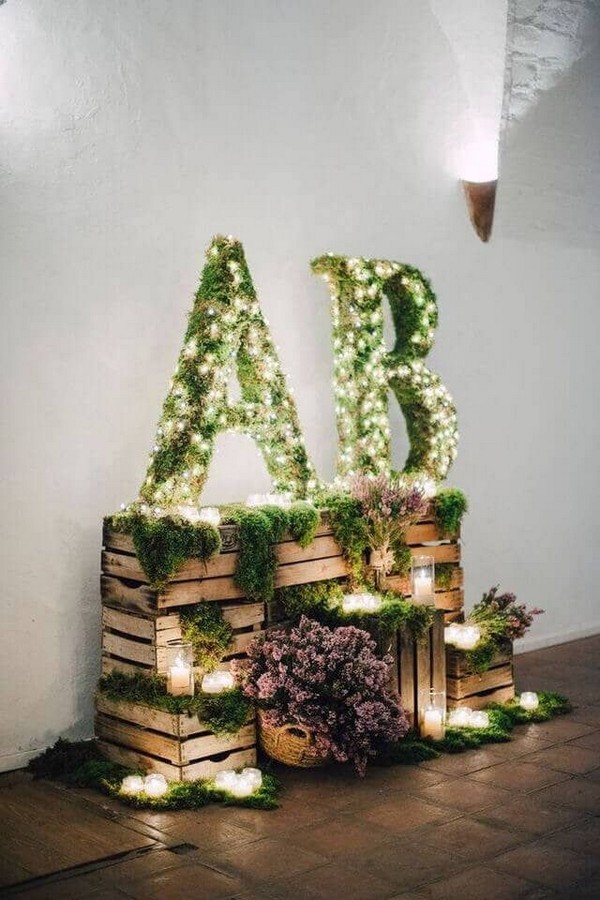 Top 20 Budget-friendly DIY Wedding Ideas for 2024 10 Amazing Nature-inspired Monogram Light Display