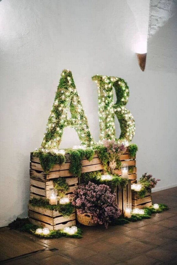 Amazing Nature-inspired Monogram Light Display