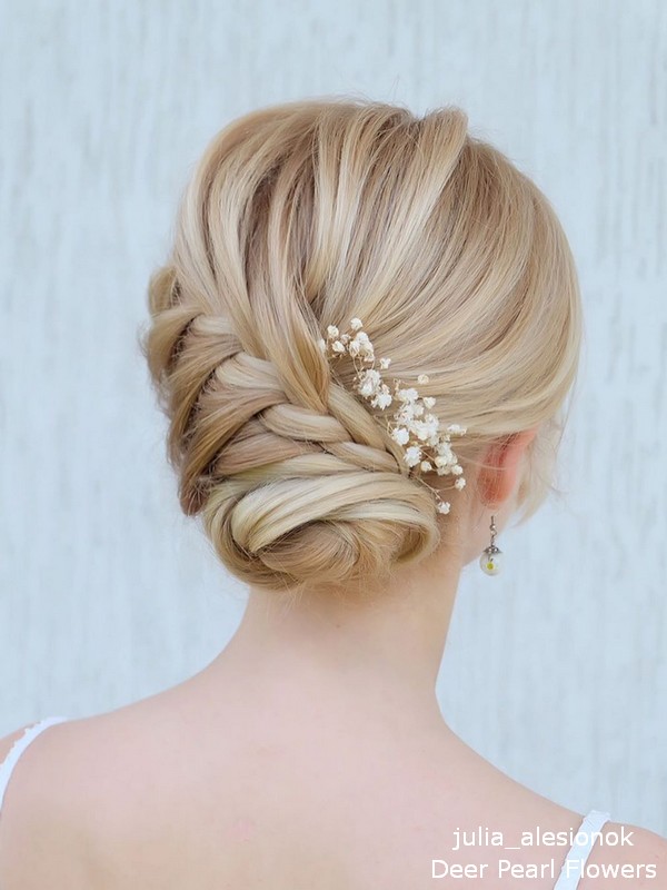 Long Briaided wedding hairstyles from julia_alesionok