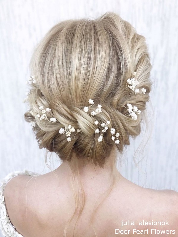 Long Briaided wedding hairstyles from julia_alesionok