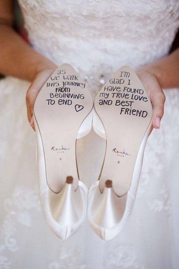 Personalized Wedding Shoe Sticker Decal
