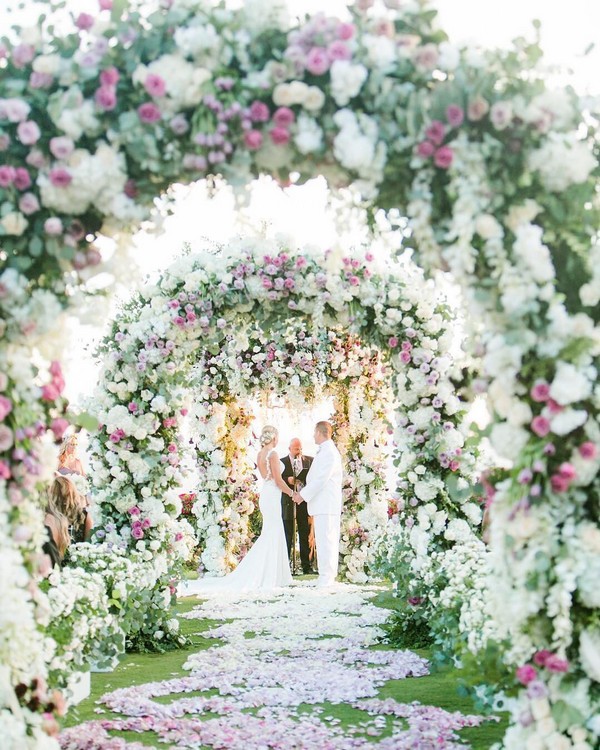 luxury wedding entrance 