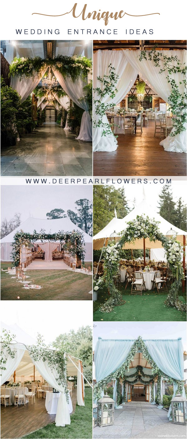 wedding entrance decor ideas