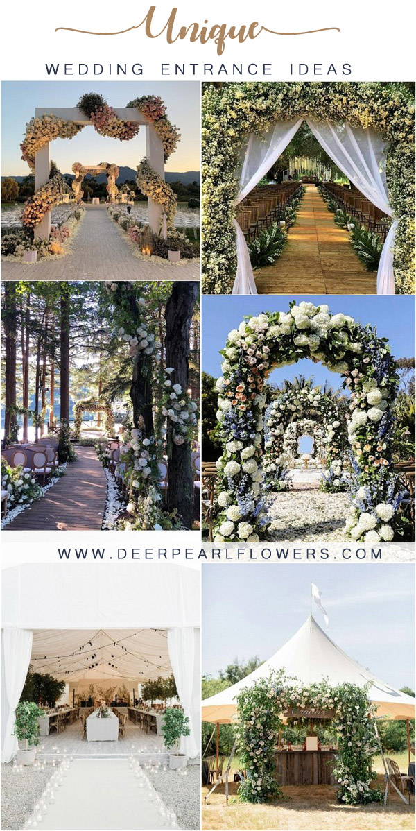 wedding entrance decor ideas