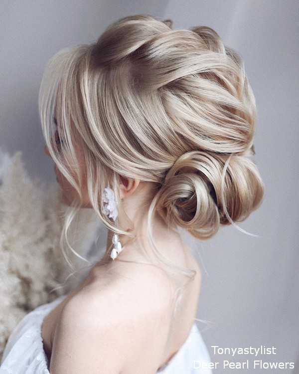 Tonyastylist wedding updo hairstyles for medium length hair