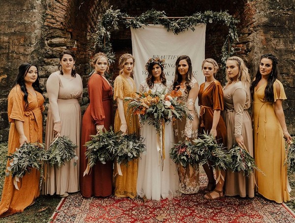 Rusty Orange Bridesmaid Dresses Best ...