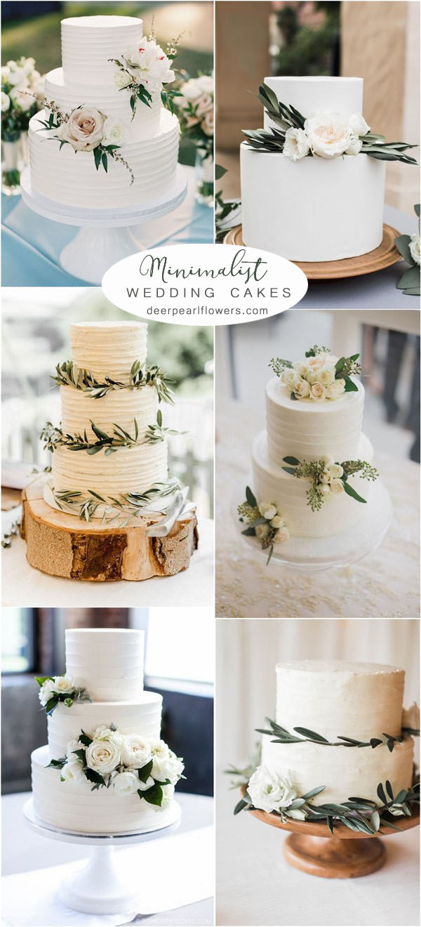 rustic buttercream greenery wedding cake ideas