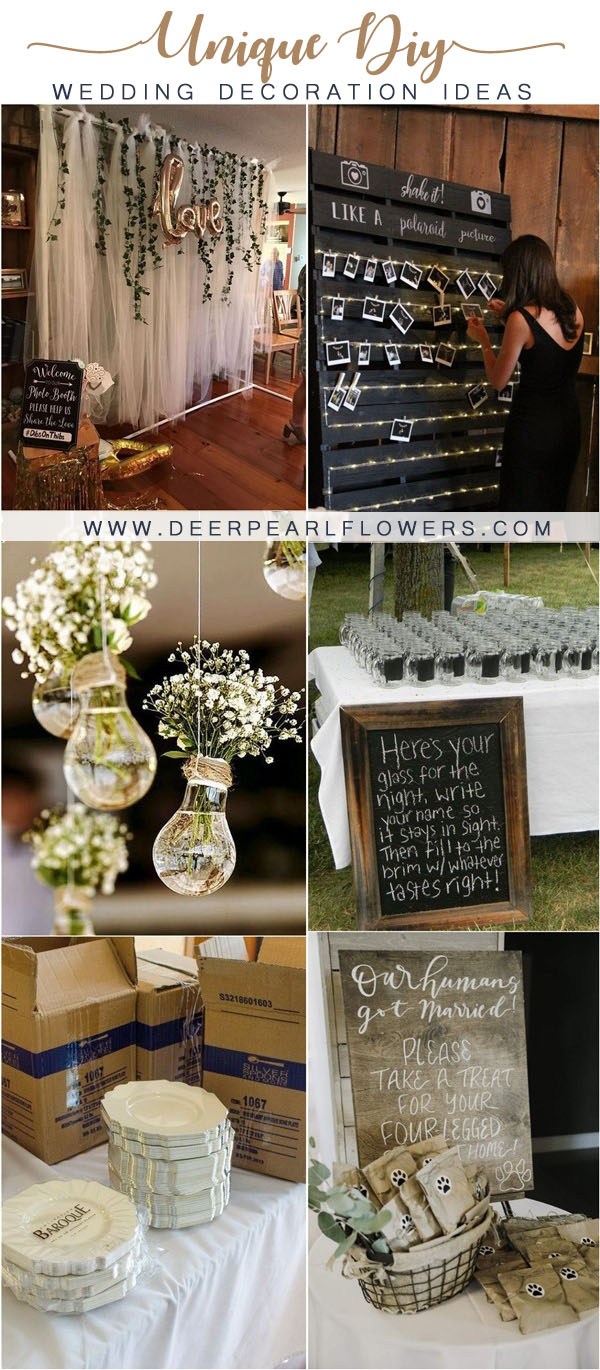 unique diy wedding ideas