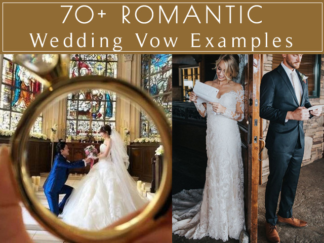 70+ Romantic Wedding Vows & Examples 2023 | DPF