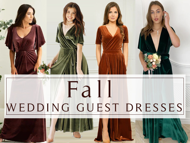 fall wedding guest dresses