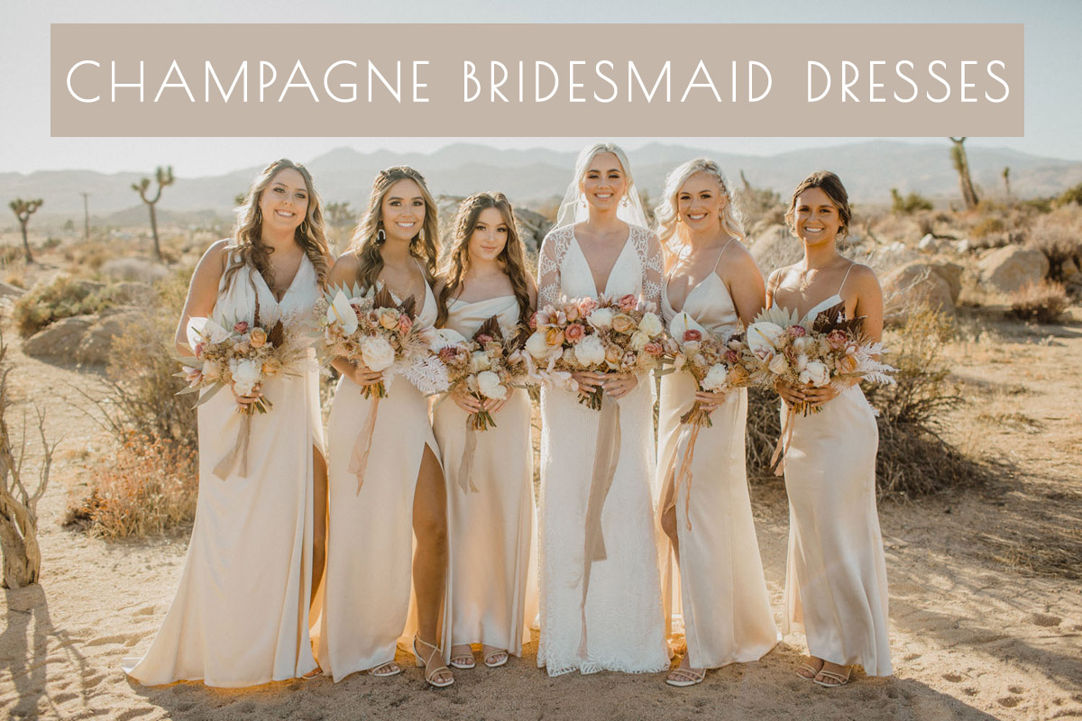 Champagne Bridesmaid Dresses