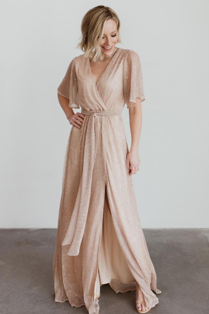Top 30 Champagne Bridesmaid Dresses for ...