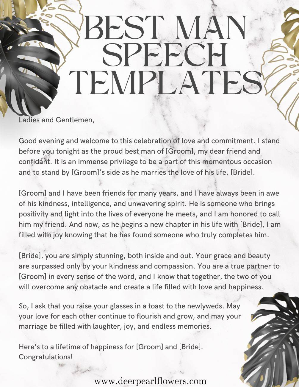 how to write a speech best man