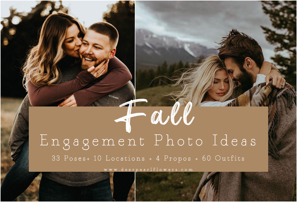 fall engagement photos