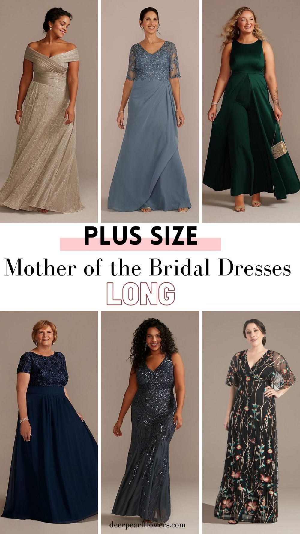 long plus size mother of the bridal dresses