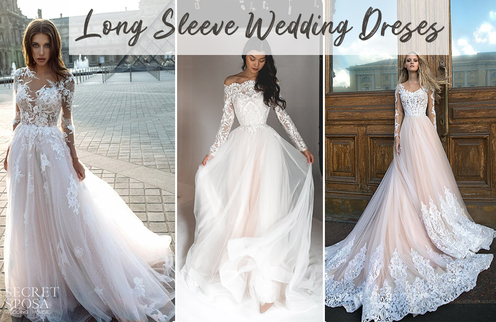 long sleeve wedding dresses