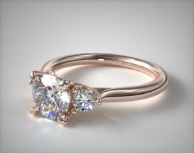 Top 15 Afforable Rose Gold Engagement Rings | Deer Pearl Flowers
