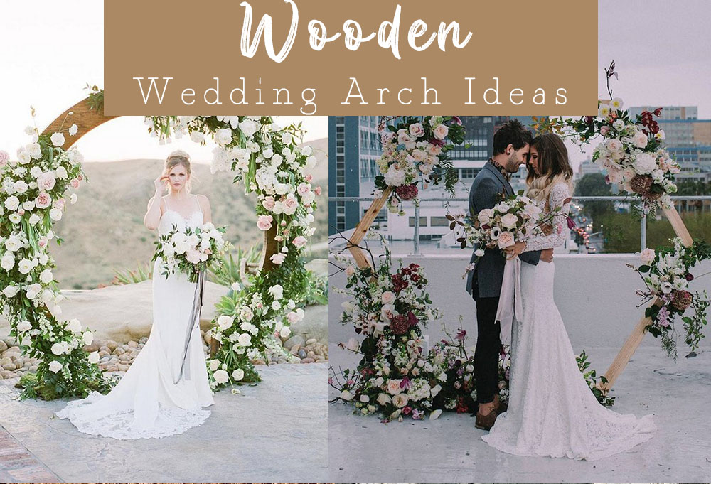 wooden wedding arch ideas