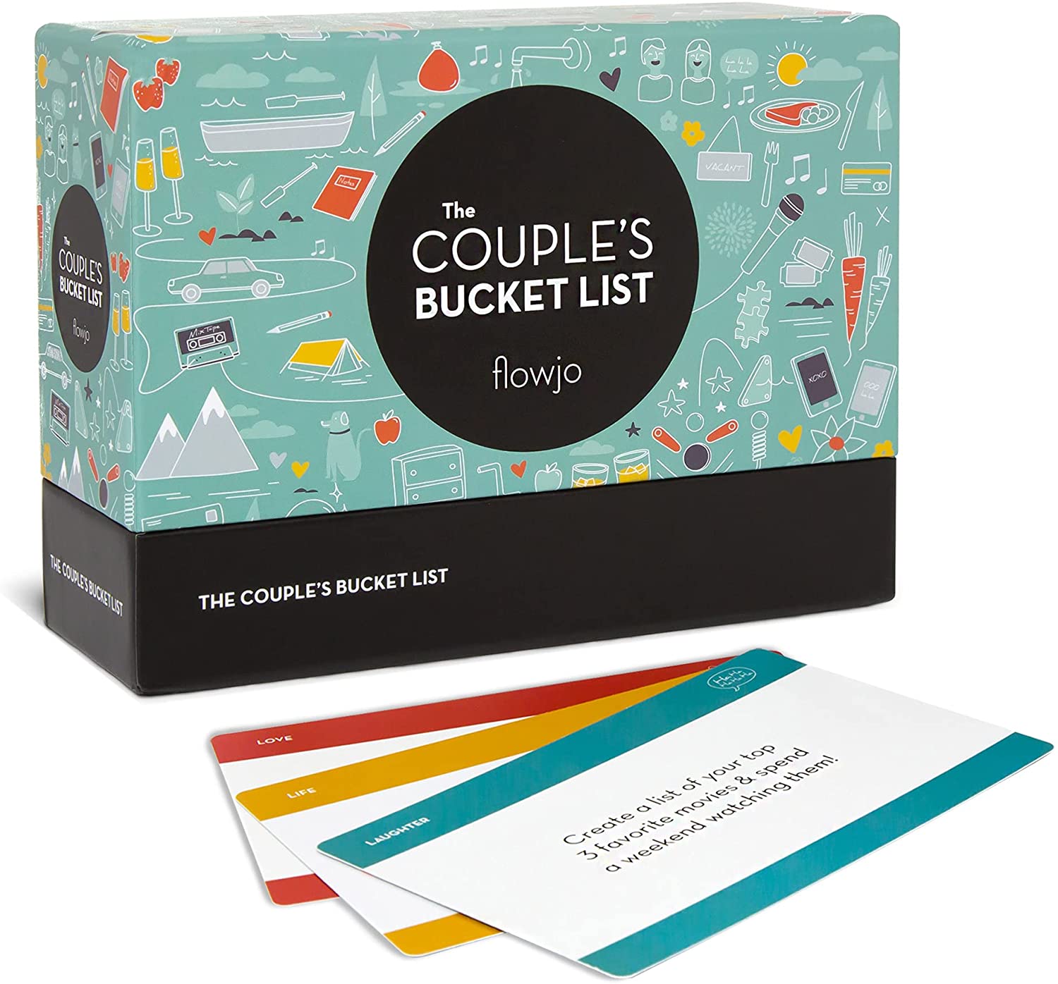 Unique Couple Gift - The Couple's Bucket List, 100 Fresh Date Night Idea Cards for Couples - The Perfect Bridal Shower Gift, Wedding Gift and Gifts for Wife
