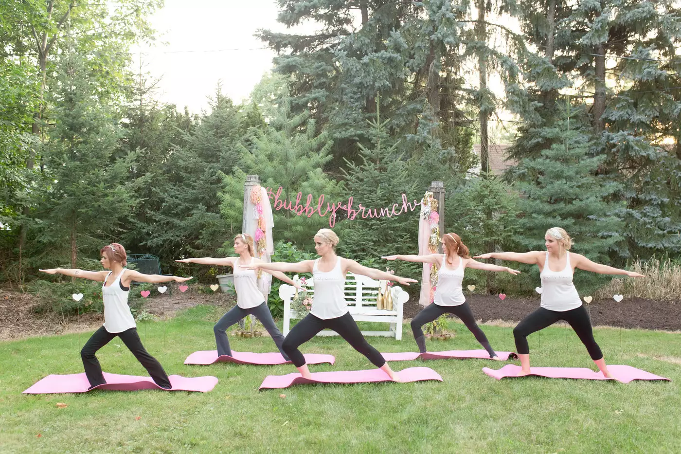 yoga bridal shower