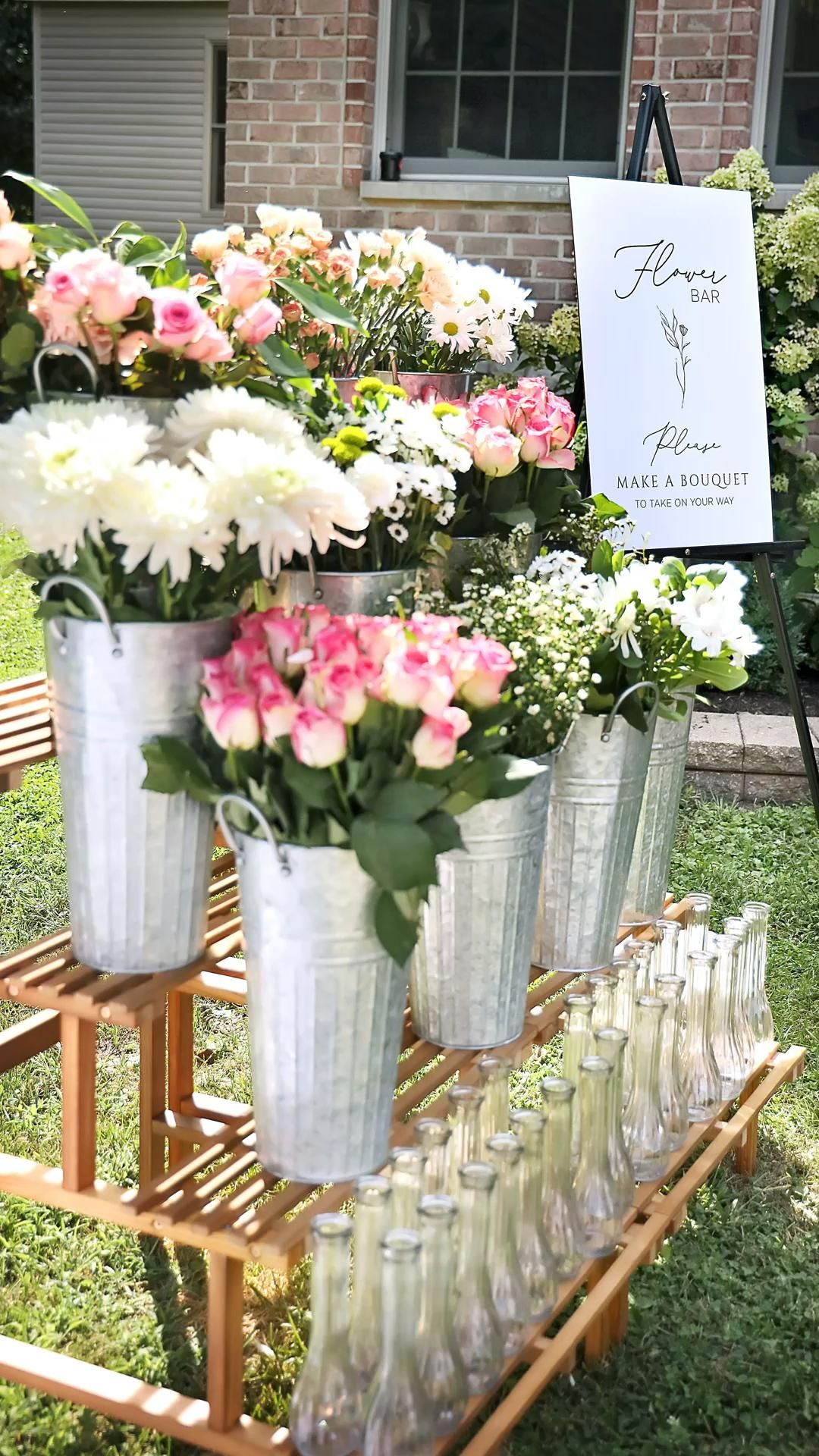 Bridal Shower Flower Bar wedding gift ideas
