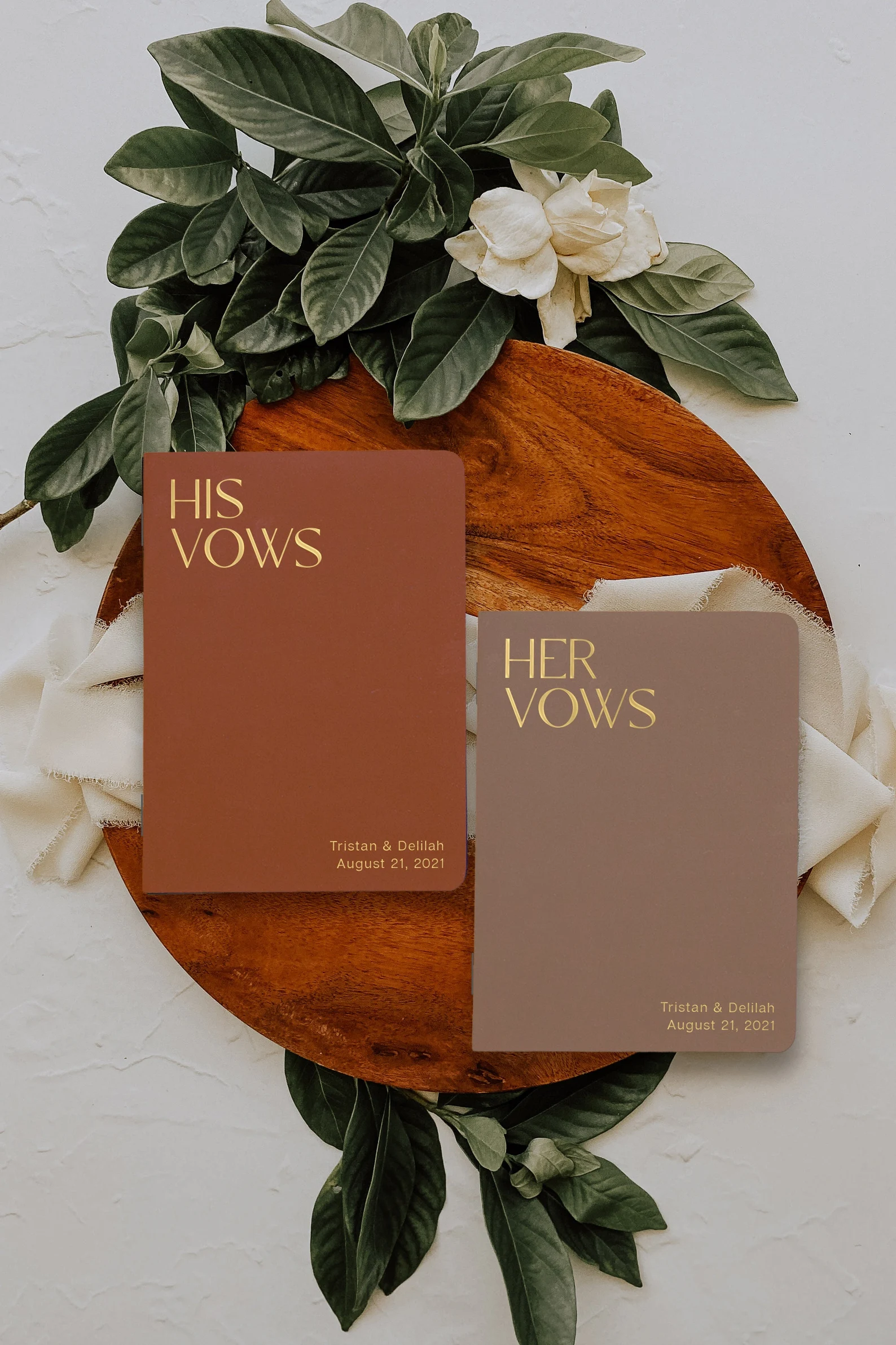Vow books perfect for your wedding or vow renewal