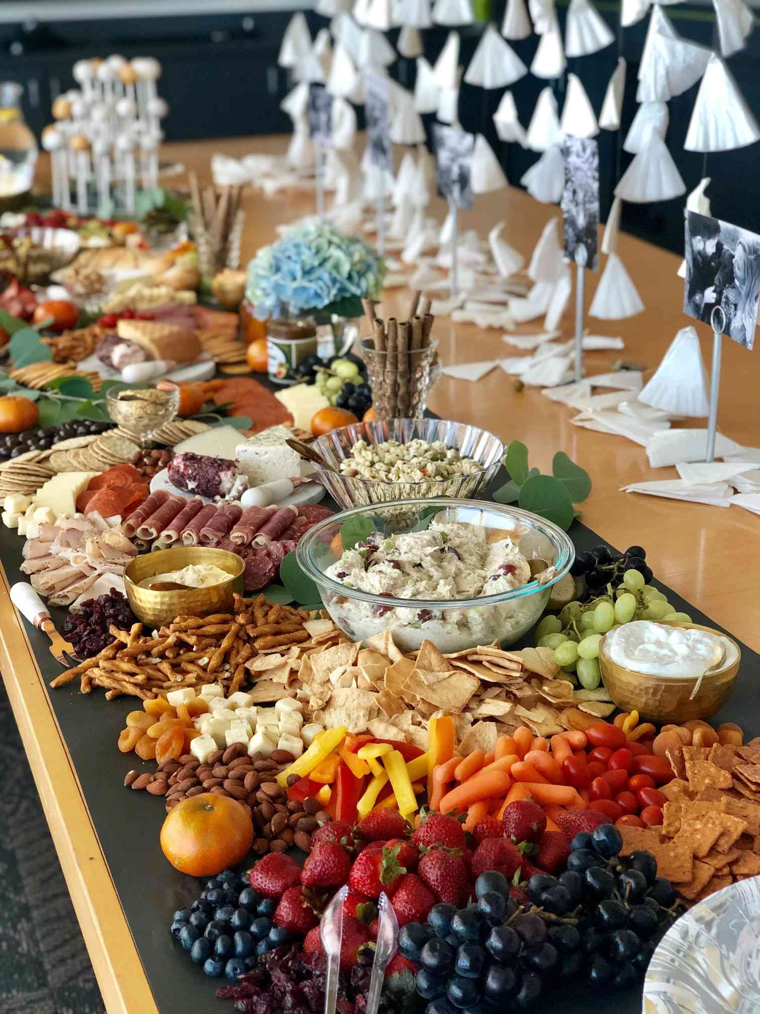 bridal shower theme idea charcuterie table