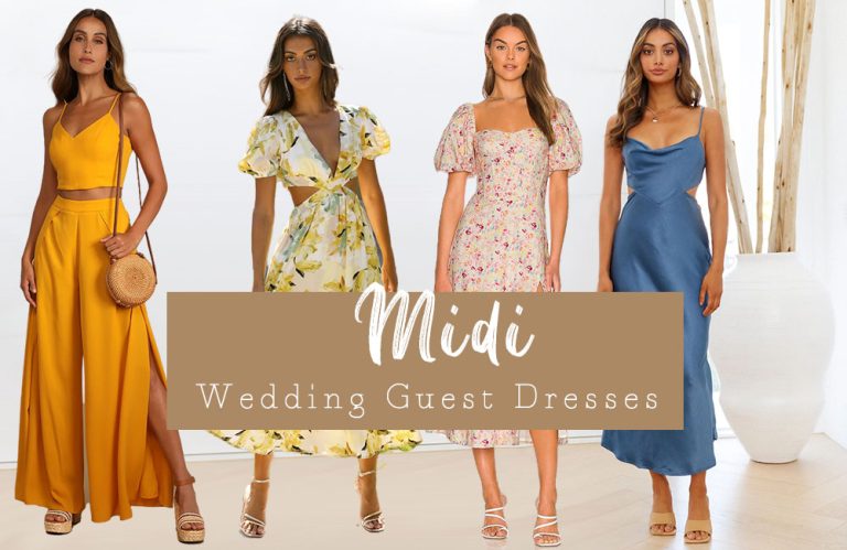 Best of 20 Midi Wedding Guest Dresses for 2024 | Deer Pearl Flowers