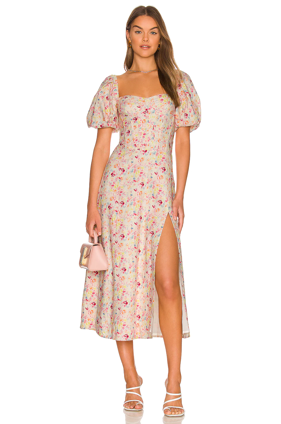 Bardot x REVOLVE Floral Dress in Paint Floral