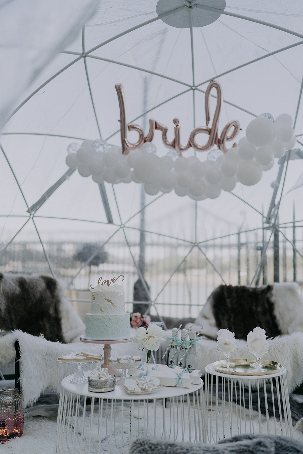 winter wonderland bridal shower ideas